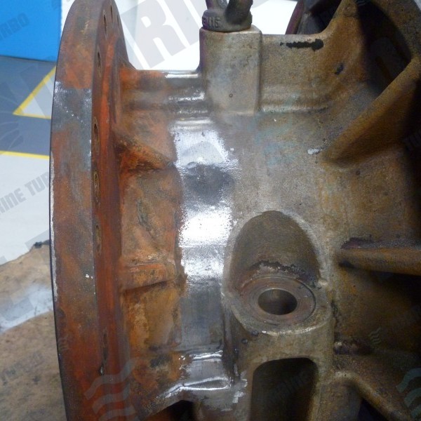 HPR 6000 5000 4000 bearing casing weld repair due to exhaust tinwork vibration erosion