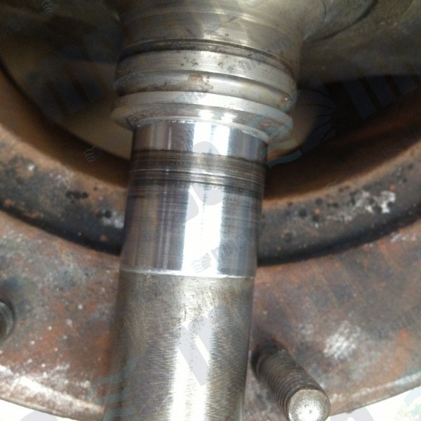 IHI RH 163 turbine side bearing journal wear