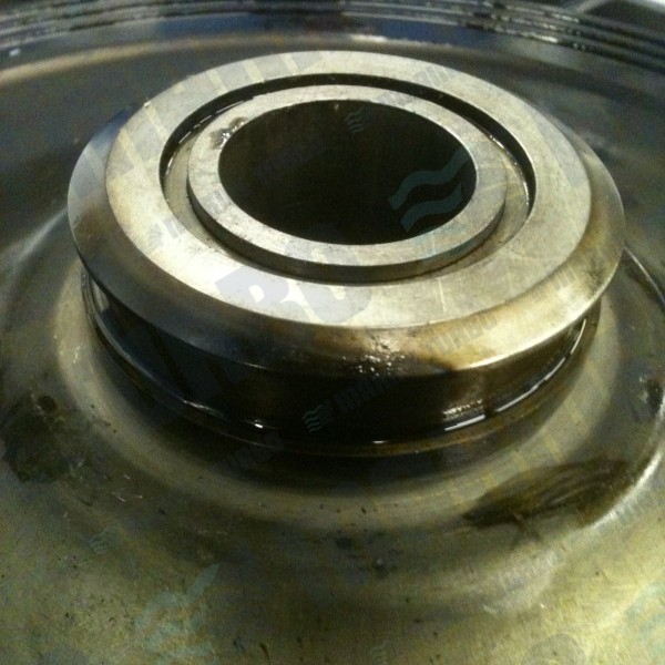 Napier na295 compressor wheel inspection before machine repairs after damages to seal ring area