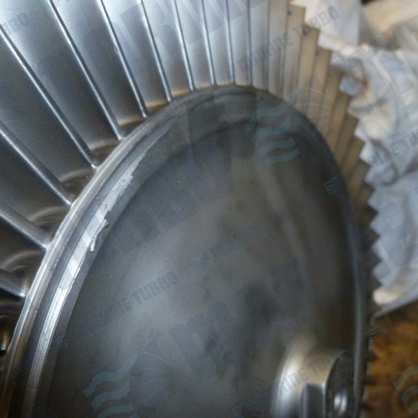Napier na295 slight damage to turbine wheel inspection before weld repairs